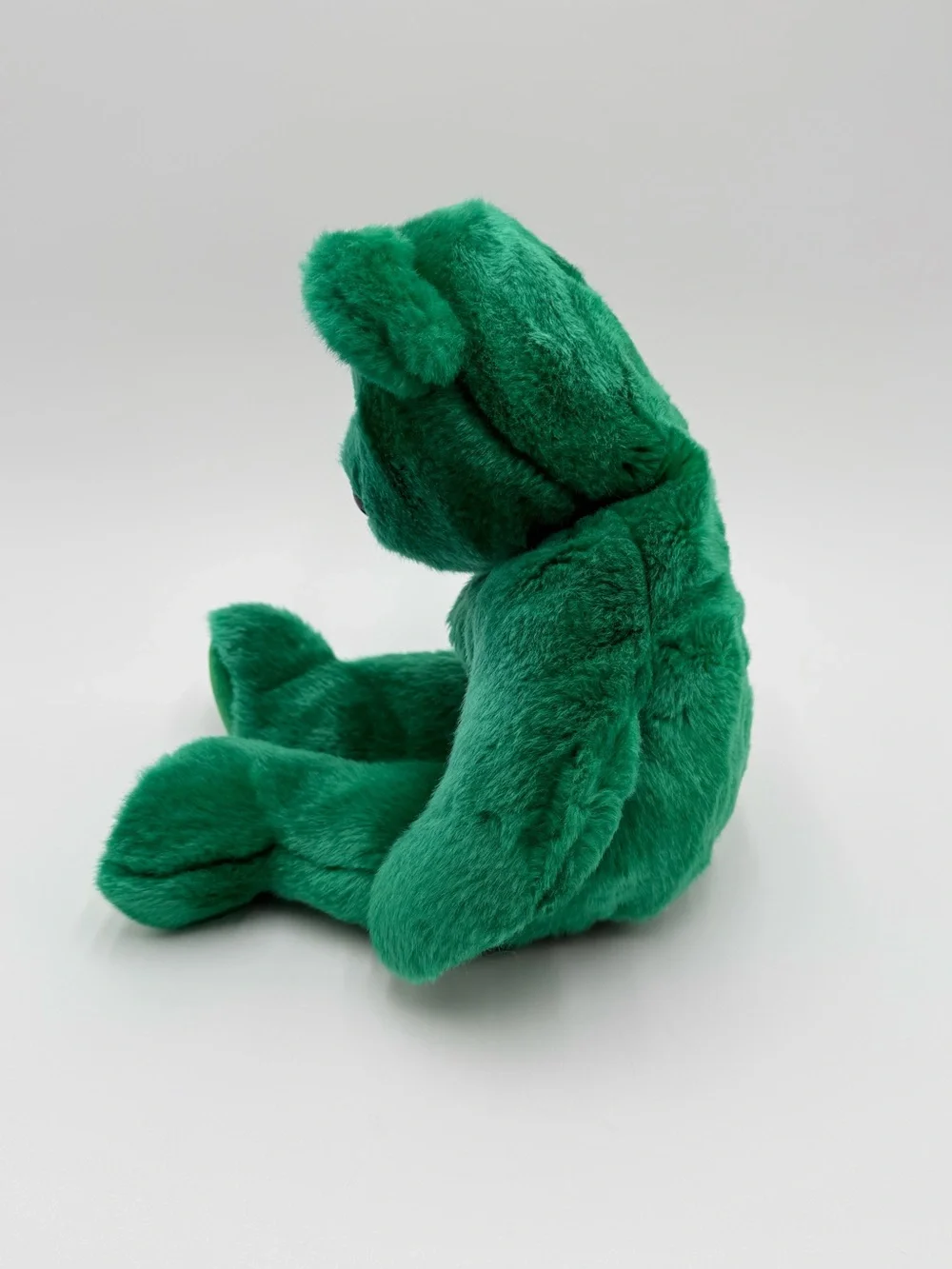 Vintage 1998 TY Beanie Buddy Erin Green Bear Plush Shamrock St Patrick’s Day